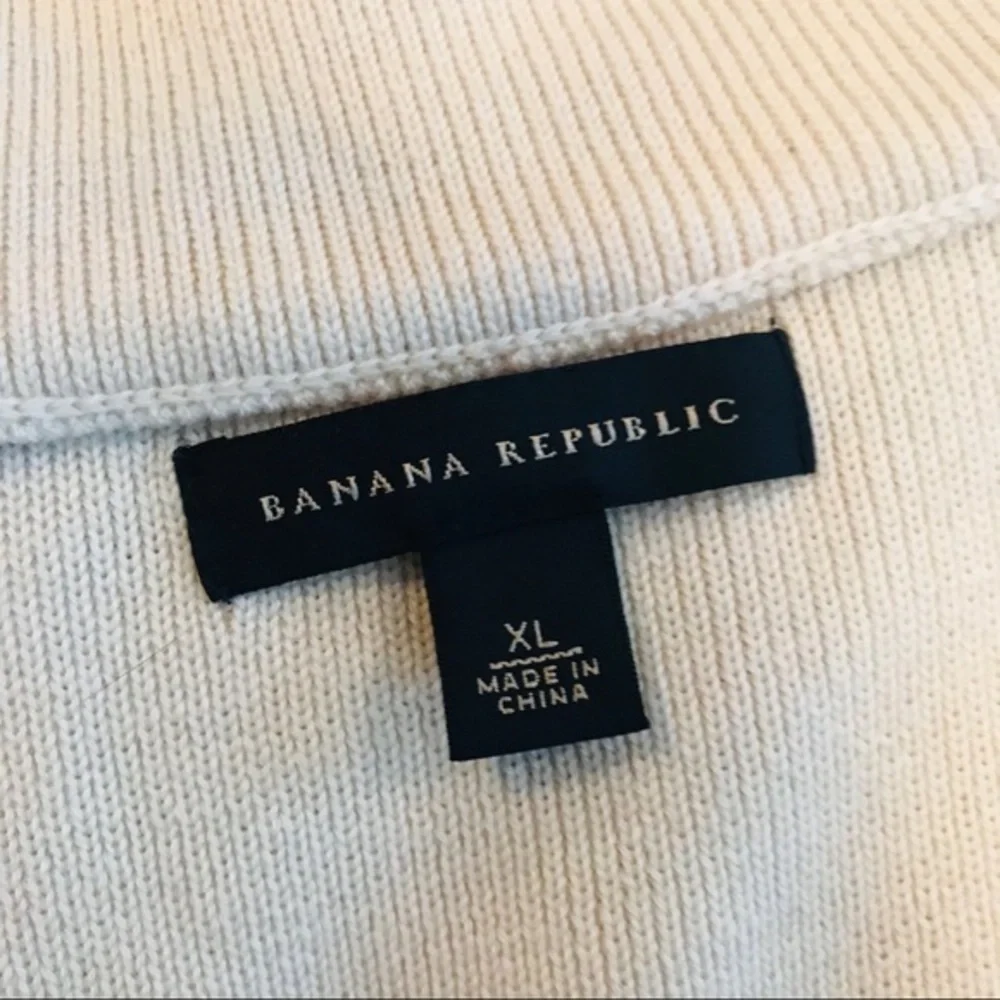 𝅺banana Republic Wool Men’s Sweater Style Jacket